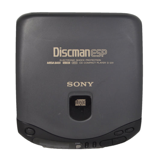 Sony Discman D-231 ESP Electronic Shock Protection CD Portable Compact Player Mega Bass AVLS-Electronics-SpenCertified-refurbished-vintage-electonics