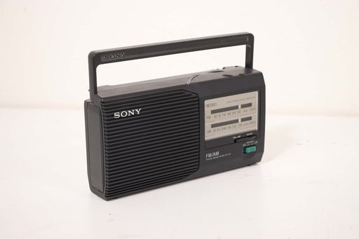 Sony ICF-24 Portable AM FM Radio Double Batteries and Power Cord Included-FM Transmitters-SpenCertified-vintage-refurbished-electronics