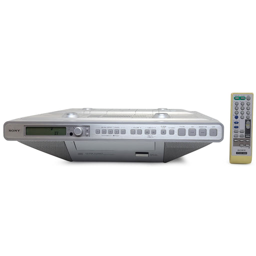 Sony ICF-CD555TV Under Cabinet CD Clock Radio-Electronics-SpenCertified-refurbished-vintage-electonics