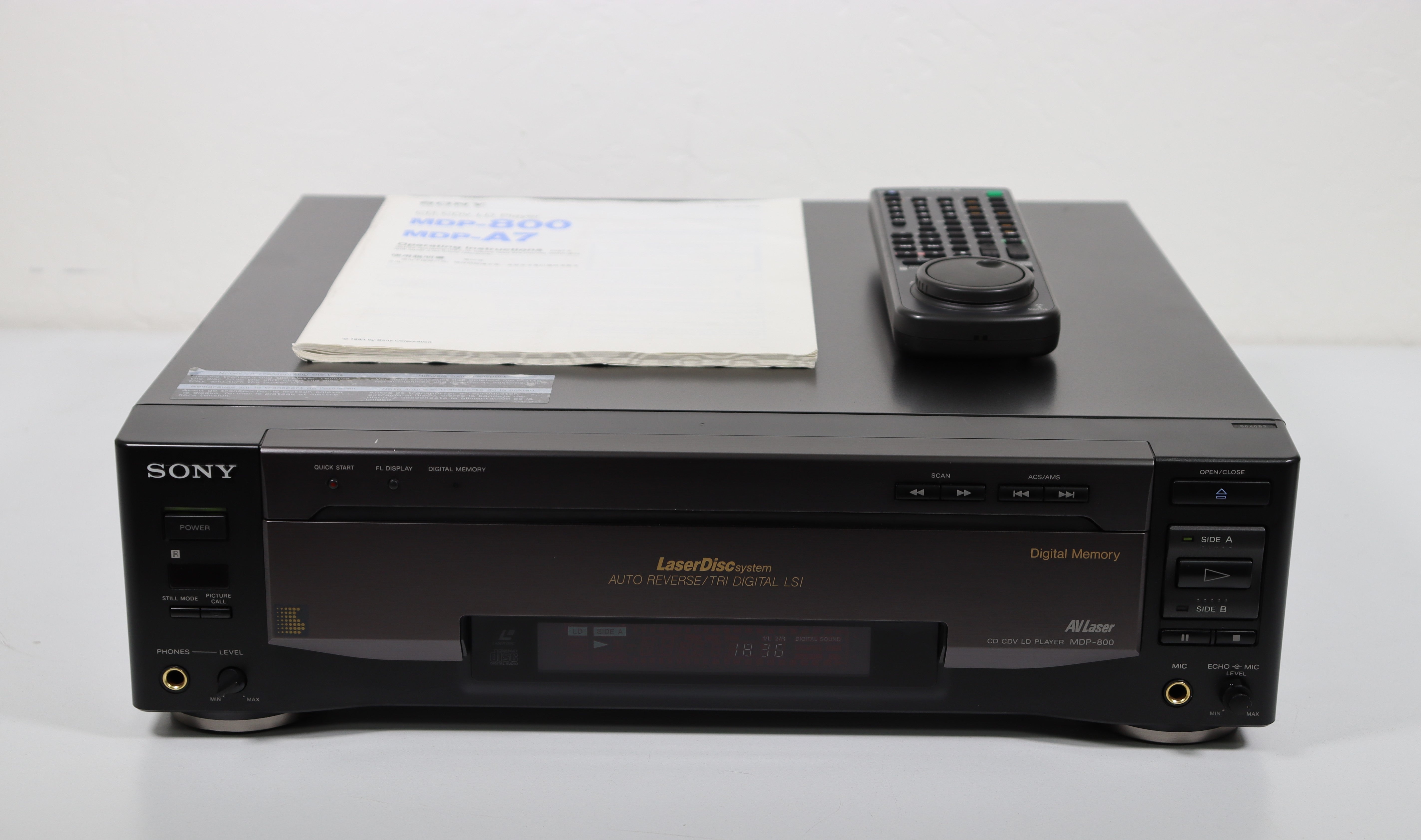 SONY MDP-850D HIGH-END LaserDisc / LD Player, neuer Laser, 2 Jahre Garantie EUR 999,99 - PicClick DE SONY MDP-850D HIGH-END LaserDisc / LD Player, neuer Laser, 2 Jahre Garantie EUR 999,99 - PicClick DE