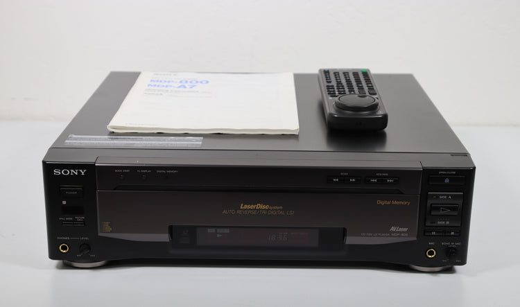 Sony MDP-800 CD CDV LD LaserDisc Player Home Video S-Video Made in Jap
