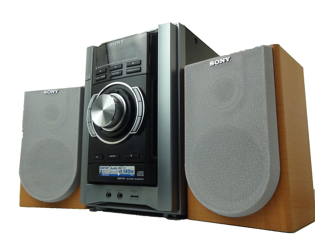 Sony MHC-EC68P CD Player AM/FM Stereo Radio System with Speakers and R ...