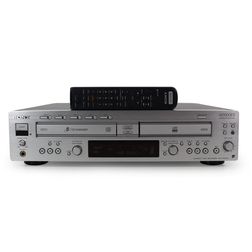 Sony RCD-W2000ES Dual Tray 5-Disc CD Changer/Recorder-Electronics-SpenCertified-refurbished-vintage-electonics