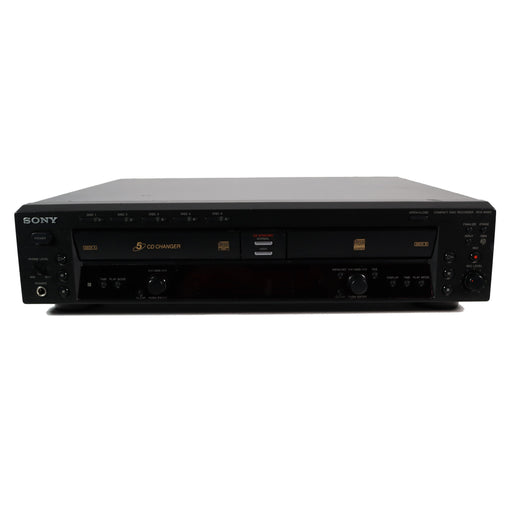 Sony RCD-W50C 5+1 Disc Double Tray CD Recorder and Changer-Electronics-SpenCertified-refurbished-vintage-electonics