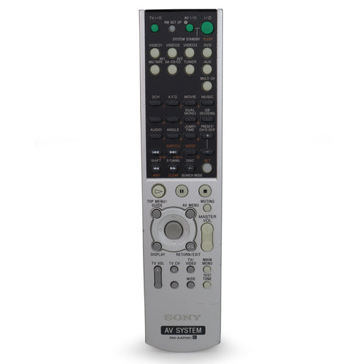 Sony RM-AAP001 AV System Remote Control for Model STR-DE698 and More-Remote-SpenCertified-refurbished-vintage-electonics