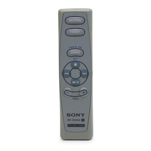 Sony RM-CD543A Remote Control for Under Cabinet Kitchen CD Clock Radio ICF-CD553RM and More-Remote-SpenCertified-refurbished-vintage-electonics