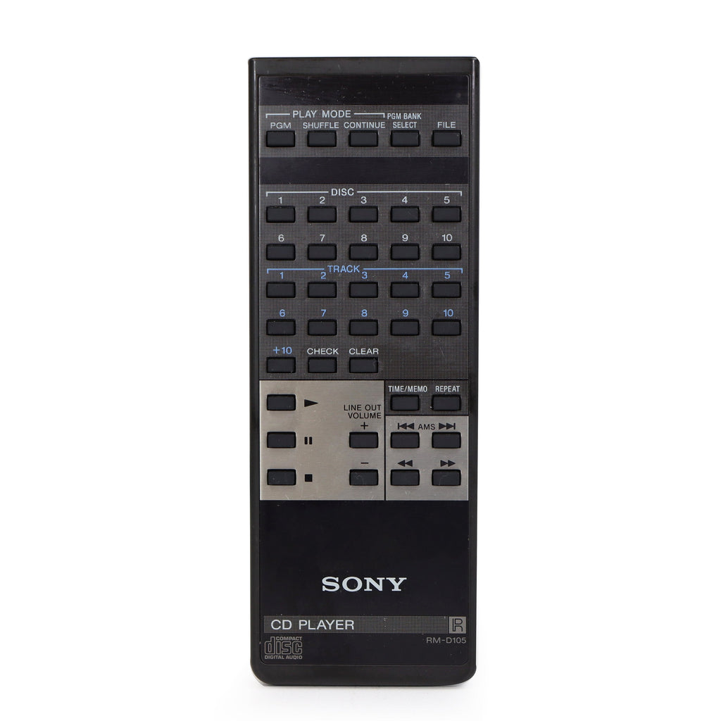 Cd Remote Sony RM-D105 Remote Control for CD Player CDP-C100 and More