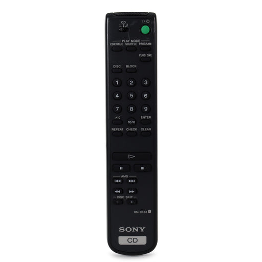 Sony RM-DX53 50 Plus 1 Disc CD Player Remote Control-Remote-SpenCertified-vintage-refurbished-electronics