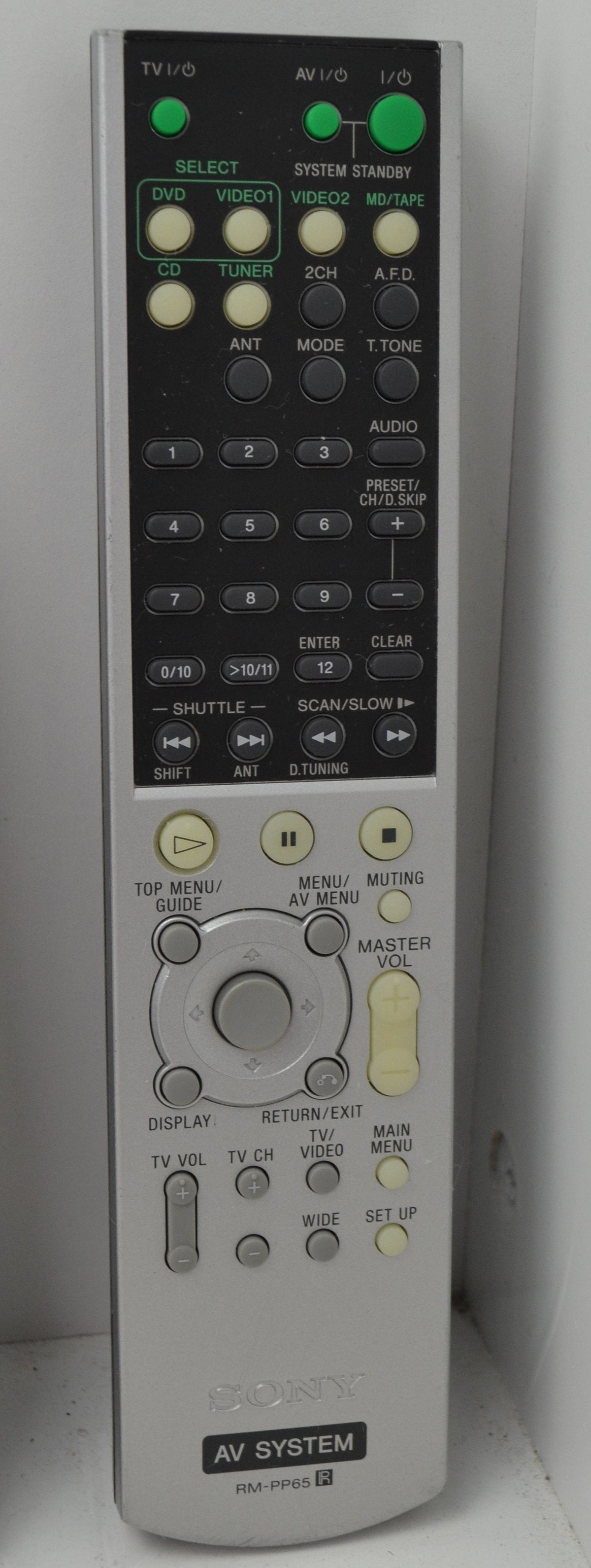 Sony Rm 65 Sony RM-PP65 - AV System - Remote Control — SpenCertified
