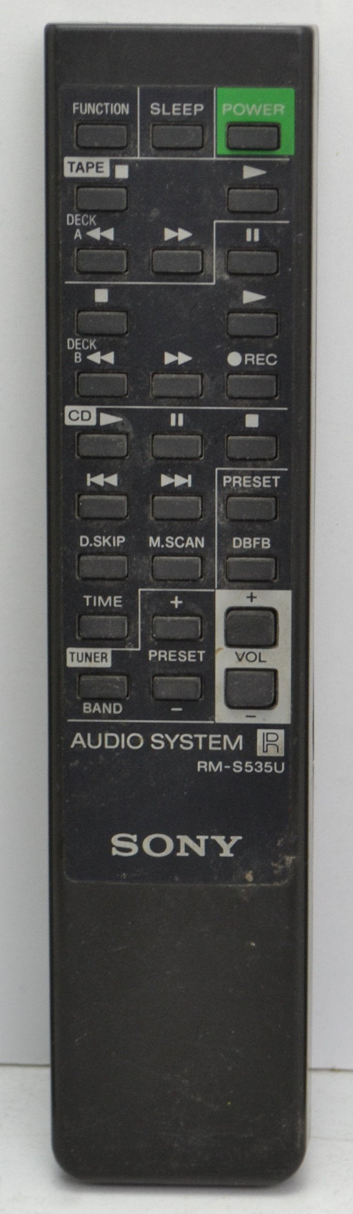 Sony - RM-S535U Remote Control HCDC50U
MHCC50
MHCC405SS
MCH405
CD Tuner Cassette-Remote-SpenCertified-refurbished-vintage-electonics