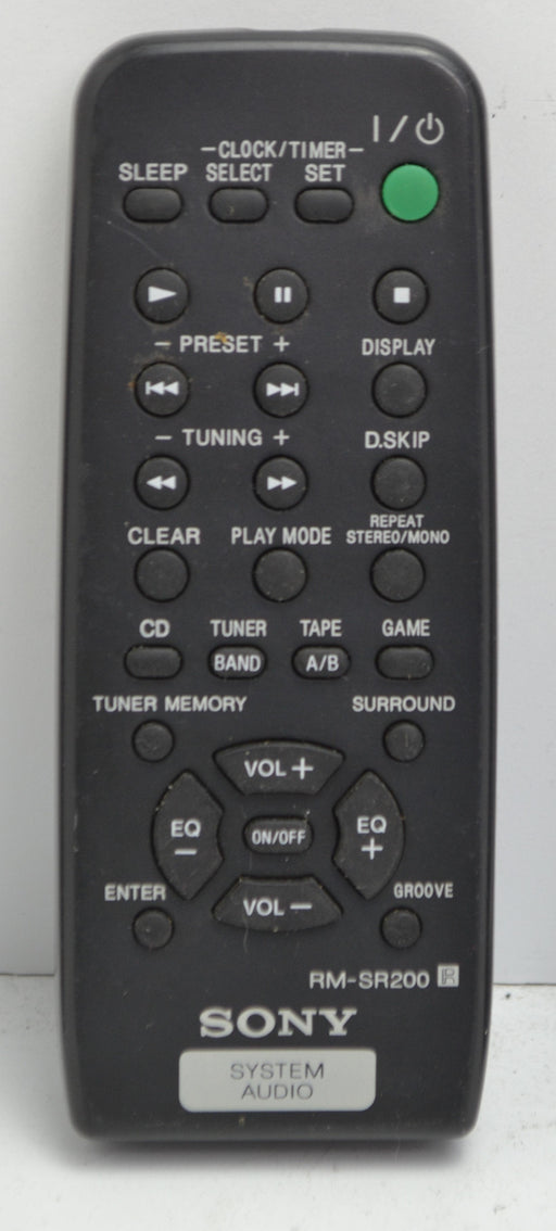 Sony RM-SR200 Remote Control Unit CD Tuner Tape Audio System HCDGX20 HCDGX25 HCDGX40-Remote-SpenCertified-refurbished-vintage-electonics