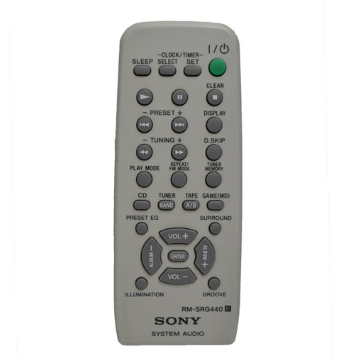 Sony RM-SRG440 Remote Control for CD / Tuner / Tape - Audio System-Remote-SpenCertified-refurbished-vintage-electonics