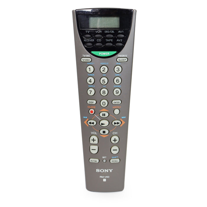 Sony RM-V60 Audio Video System Remote Control-Remote-SpenCertified-refurbished-vintage-electonics