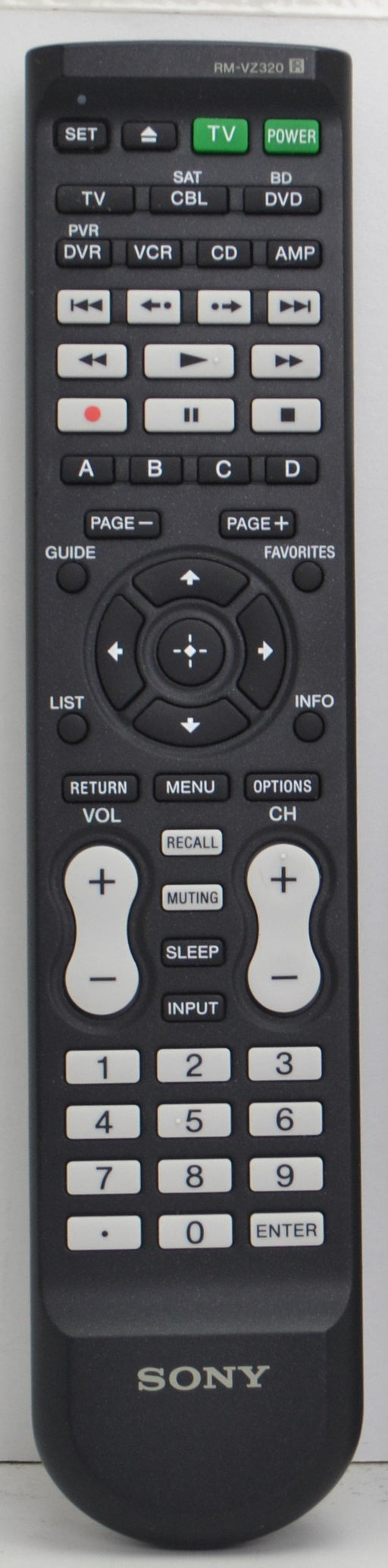 Sony RM-VZ320 Universal Remote Control-Remote-SpenCertified-refurbished-vintage-electonics