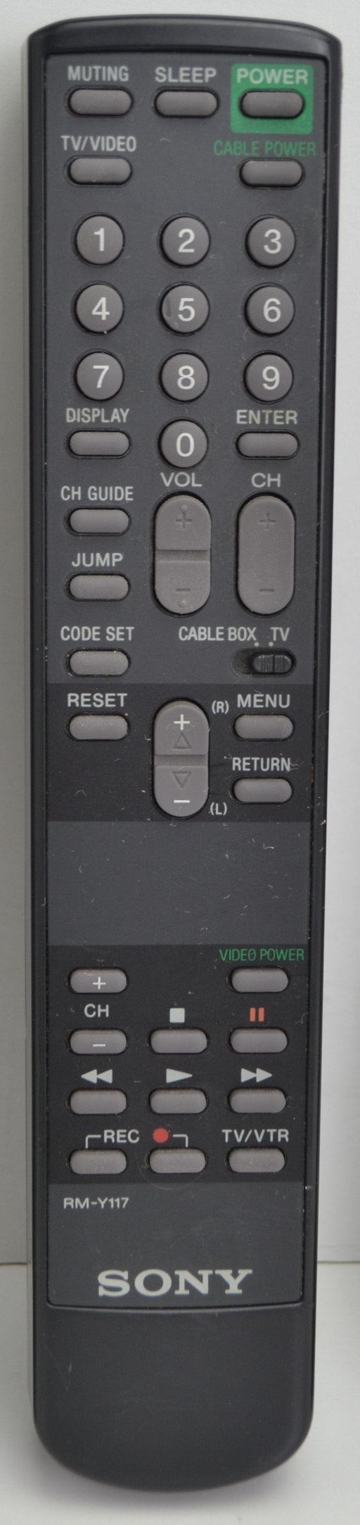 Sony RM-Y117 TV Remote Control Transmitter Clicker CKV20HX1
KV27V10
CKV27HX1
KV20V50
KV27TS32-Remote-SpenCertified-refurbished-vintage-electonics