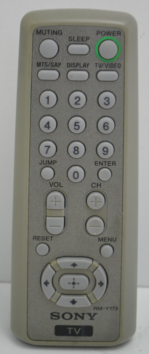 Sony RM-Y173 TV / Television Remote Control KV13FM12
KV13FM13
KV13FM14
KV13FS100
KV20FS100-Remote-SpenCertified-refurbished-vintage-electonics