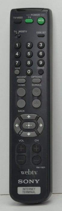 Sony RM-Y801 webtv Internet Terminal Remote for IDTW150 , IMTW100-Remote-SpenCertified-refurbished-vintage-electonics