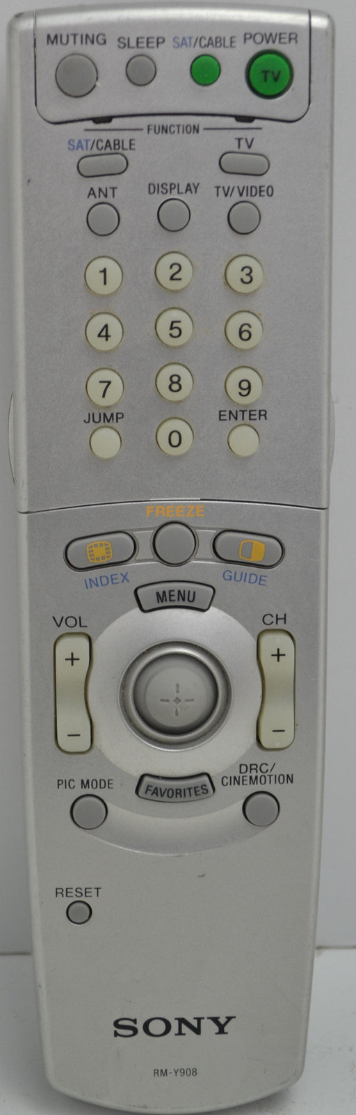 Sony RM-Y908 Remote Control for Television KP-61HS20 and More-Remote-SpenCertified-refurbished-vintage-electonics
