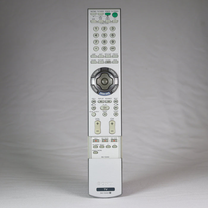 Sony RM-YD002 Television Remote Control for Model KDFE42A10 and More-Remote-SpenCertified-vintage-refurbished-electronics