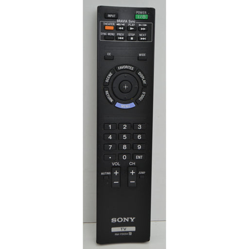 Sony RM-YD034 TV Television Remote Control for Model KDL-32EX500 and More-Remote-SpenCertified-vintage-refurbished-electronics
