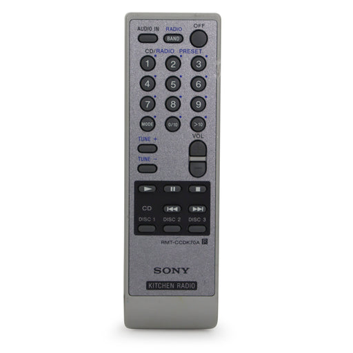 Sony RMT-CCDK70A Remote Control for Under Cabinet Kitchen Clock Radio ICF-CDK70 and More-Remote-SpenCertified-refurbished-vintage-electonics