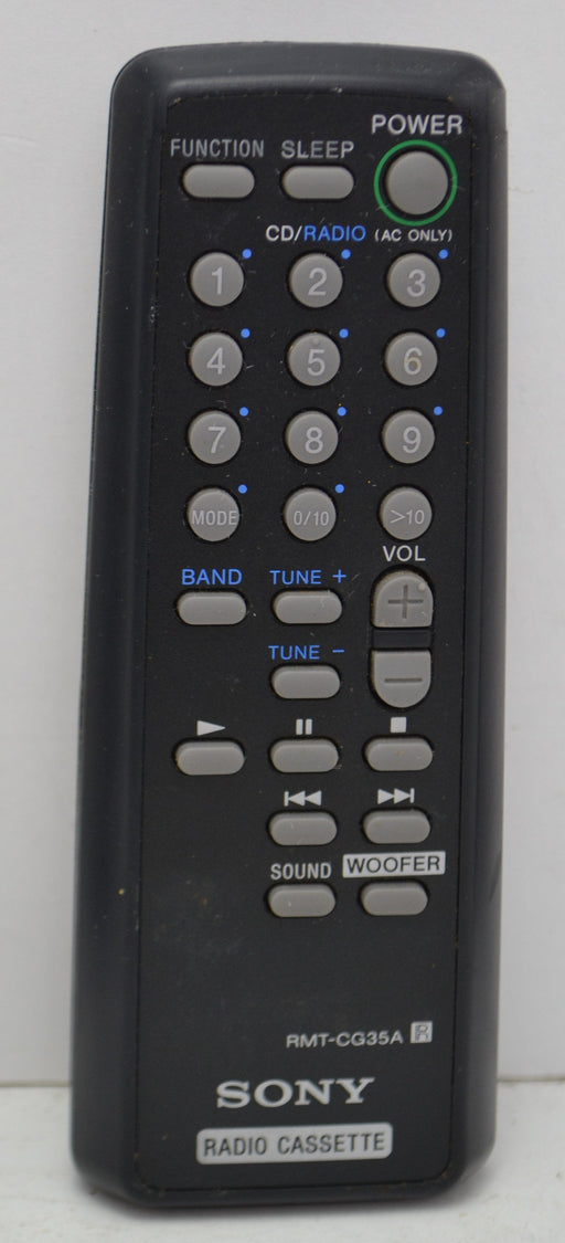 Sony RMT-CG35A Remote Control For CFD-G55 Radio Cassette Player-Remote-SpenCertified-refurbished-vintage-electonics