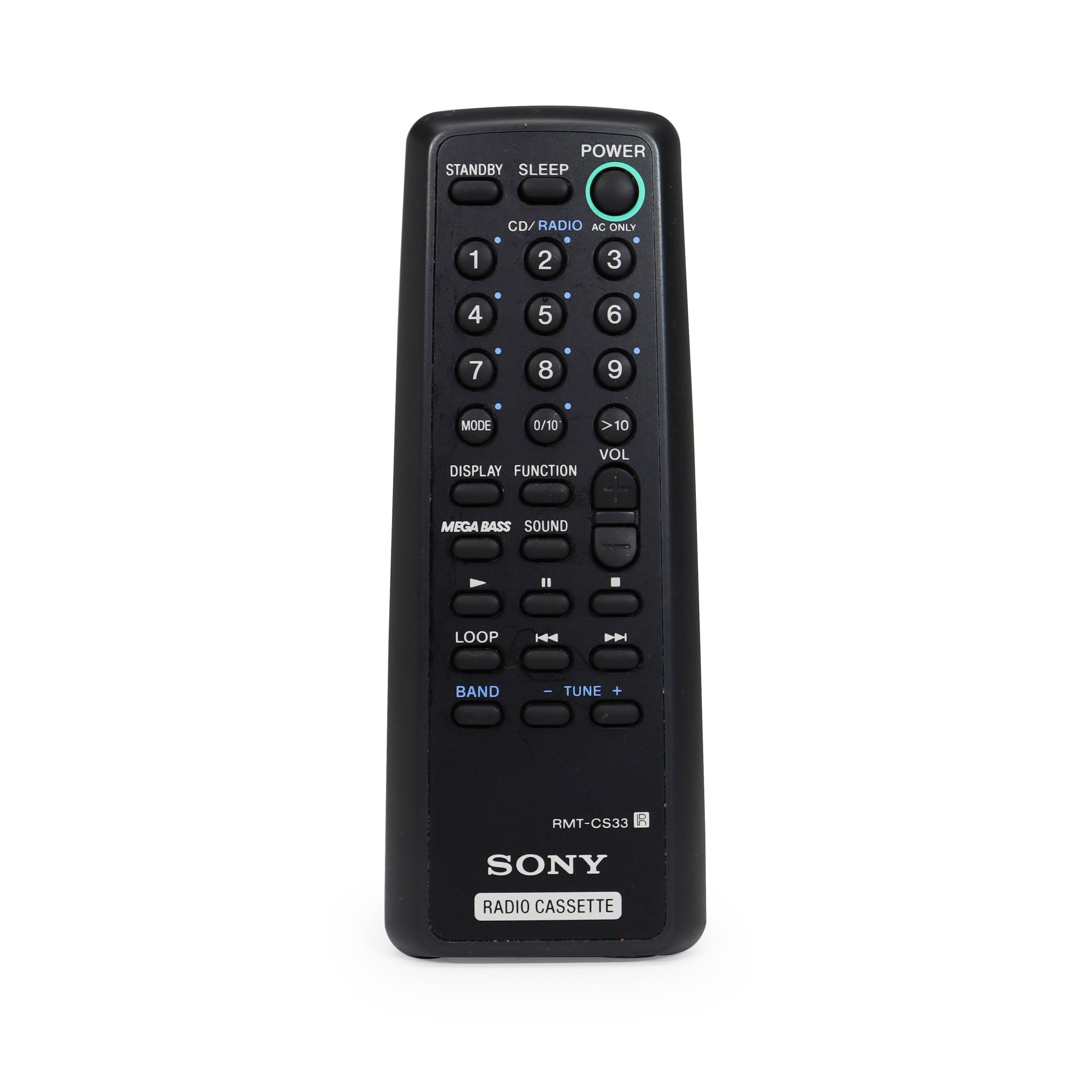 Sony RMT-CS33 Remote Control for Shelf Stereo Model CFD-S34