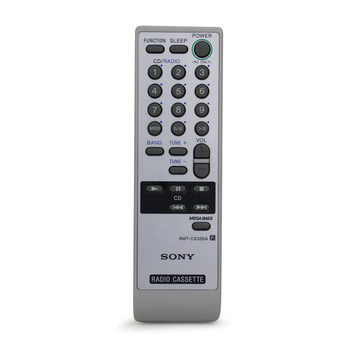Sony RMT-CS350A Remote Control for CD Radio Cassette-Corder Model CFD-S350-Remote-SpenCertified-refurbished-vintage-electonics