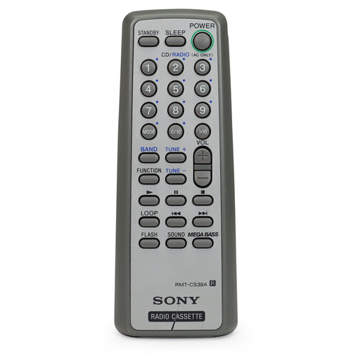 Sony RMT-CS38A Remote Control for Radio Cassette CD Player Models CFDS38 and CFDS39-Remote-SpenCertified-refurbished-vintage-electonics