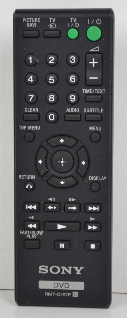 Sony RMT-D187P DVD Player Remote Control-Remote-SpenCertified-refurbished-vintage-electonics