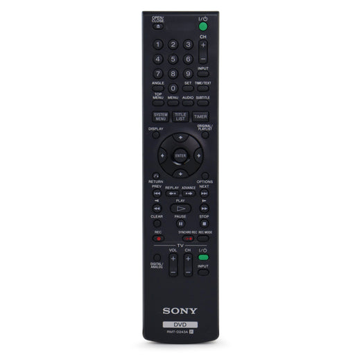 Sony RMT-D243A Remote Control for DVD Recorder RDR-GX255 and RDR-GX355-Remote-SpenCertified-refurbished-vintage-electonics