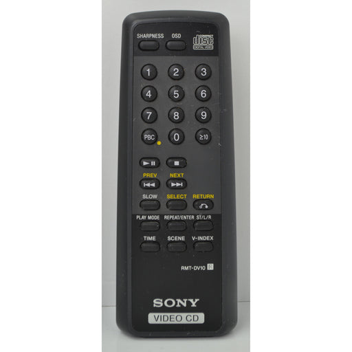 Sony RMT-DV10 Remote Control for Video CD Player D-VJ65 and More-Remote-SpenCertified-vintage-refurbished-electronics