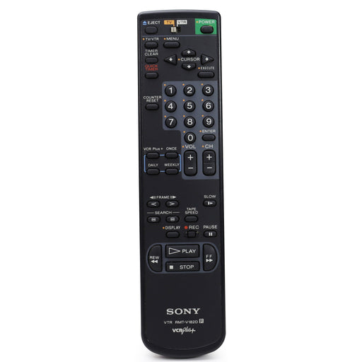 Sony RMT-V182D Remote control for SLV-390 Video Cassette Recorder-SpenCertified-vintage-refurbished-electronics