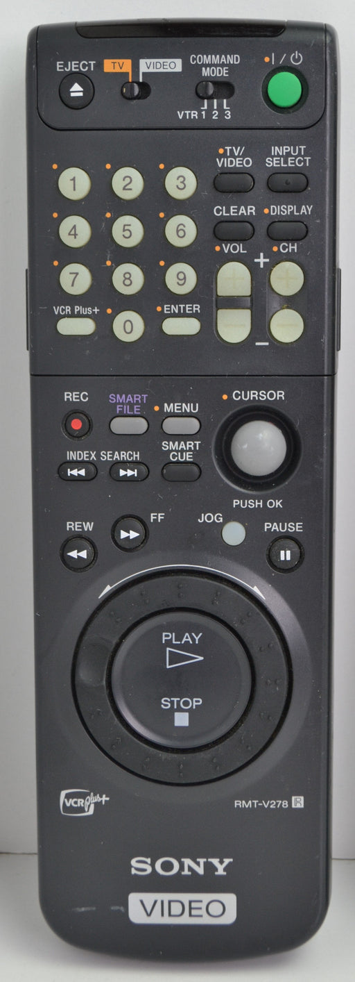 Sony RMT-V278 VHS Player VCR Remote Control-Remote-SpenCertified-refurbished-vintage-electonics