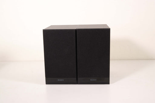 Sony SS-CBX20 Small Bookshelf Speaker Pair Black-Speakers-SpenCertified-vintage-refurbished-electronics