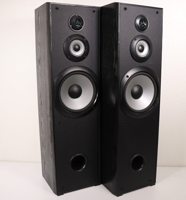 Sony SS-F5000P Tower Speaker Pair Black 3 Way Front Port 8 Ohms 150 Watts Max-Speakers-SpenCertified-vintage-refurbished-electronics