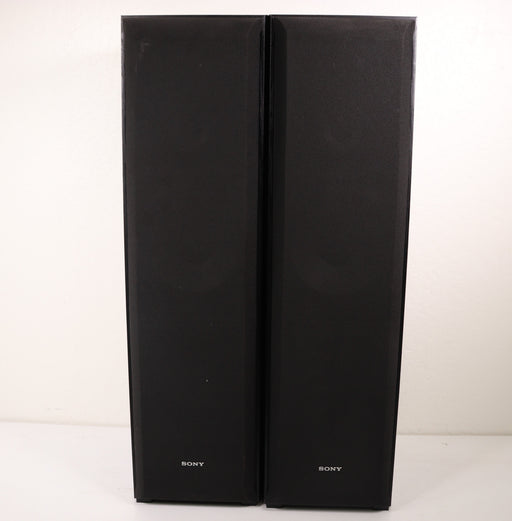 Sony SS-F5000P Tower Speaker Pair Black 3 Way Front Port 8 Ohms 150 Watts Max-Speakers-SpenCertified-vintage-refurbished-electronics