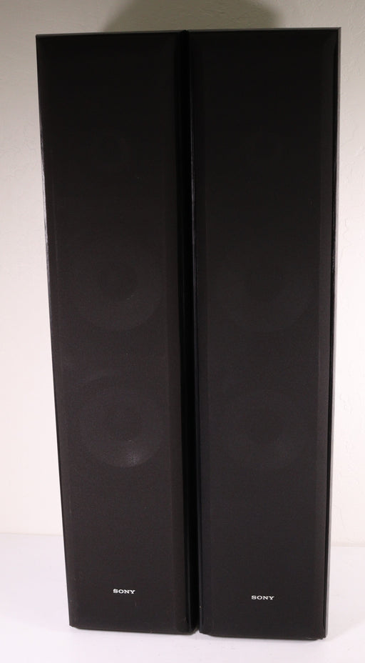 Sony SS-F7000P Tower Speaker Pair Black 3 Way Front Port 8 Ohms 200 Watts Max-Speakers-SpenCertified-vintage-refurbished-electronics