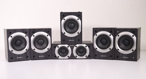 Sony SS-MSP88 SS-CNP88 6 Channel Surround Sound Speaker System Black Small-Speakers-SpenCertified-vintage-refurbished-electronics