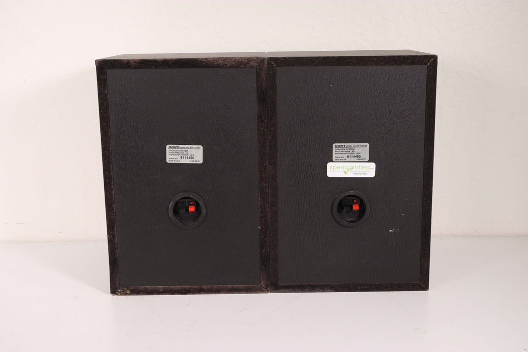 Sony SS-U3033 Home Stereo Bookshelf Speaker Pair Set-Speakers-SpenCertified-vintage-refurbished-electronics