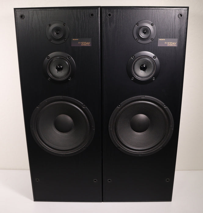 Sony SS-U532AV Speaker System Pair 3-Way Towers 270 Watts 8 Ohms-Speakers-SpenCertified-vintage-refurbished-electronics