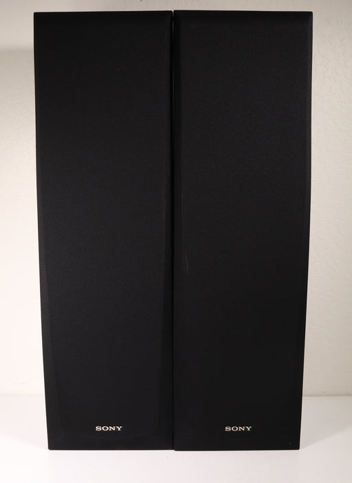 Sony SS-U561AV Tower Speaker Pair Black 8 Ohms 200 Watts-Speakers-SpenCertified-vintage-refurbished-electronics