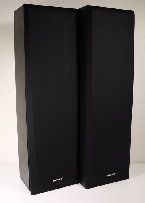 Sony SS-U561AV Tower Speaker Pair Black 8 Ohms 200 Watts-Speakers-SpenCertified-vintage-refurbished-electronics