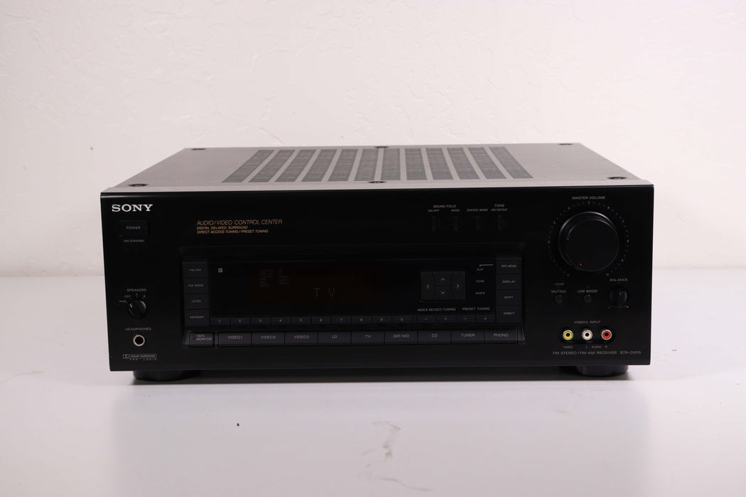 Sony STR-D1015 Stereo Receiver AM FM Tuner 120 Watts Per Channel Made in Japan-Audio Amplifiers-SpenCertified-vintage-refurbished-electronics