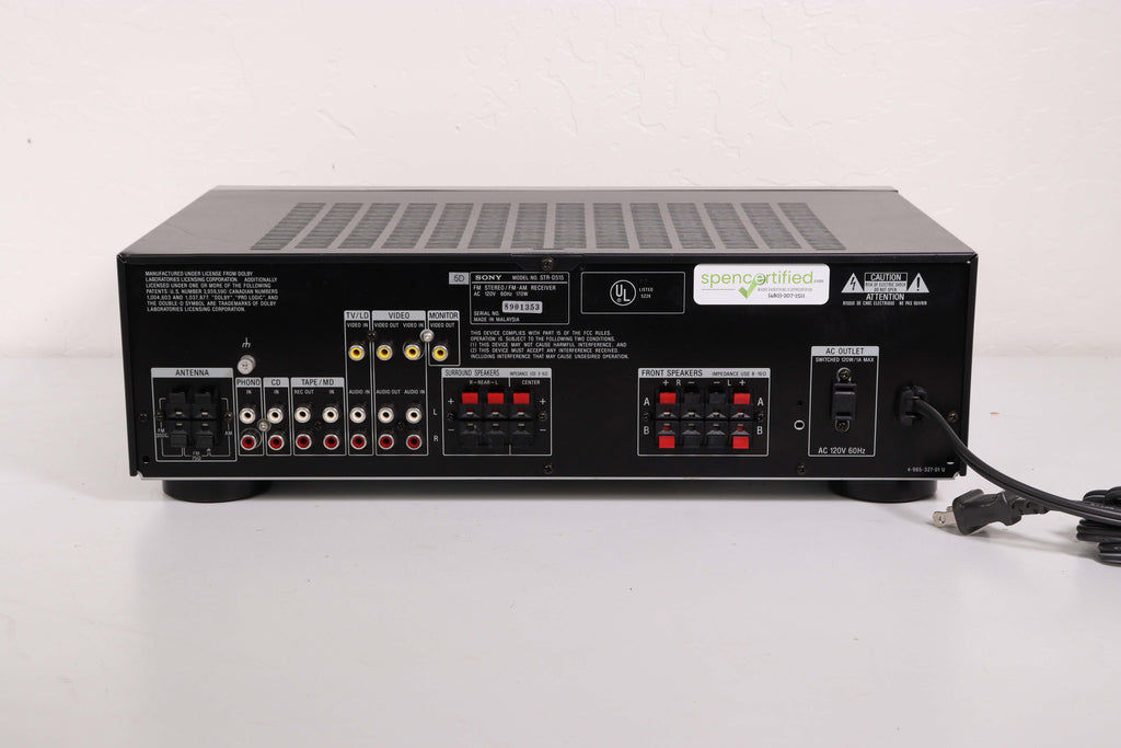 Sony Str-D515 Handbuch _ Bedienungsanleitung Sony STR-D515 Hi-Fi ...