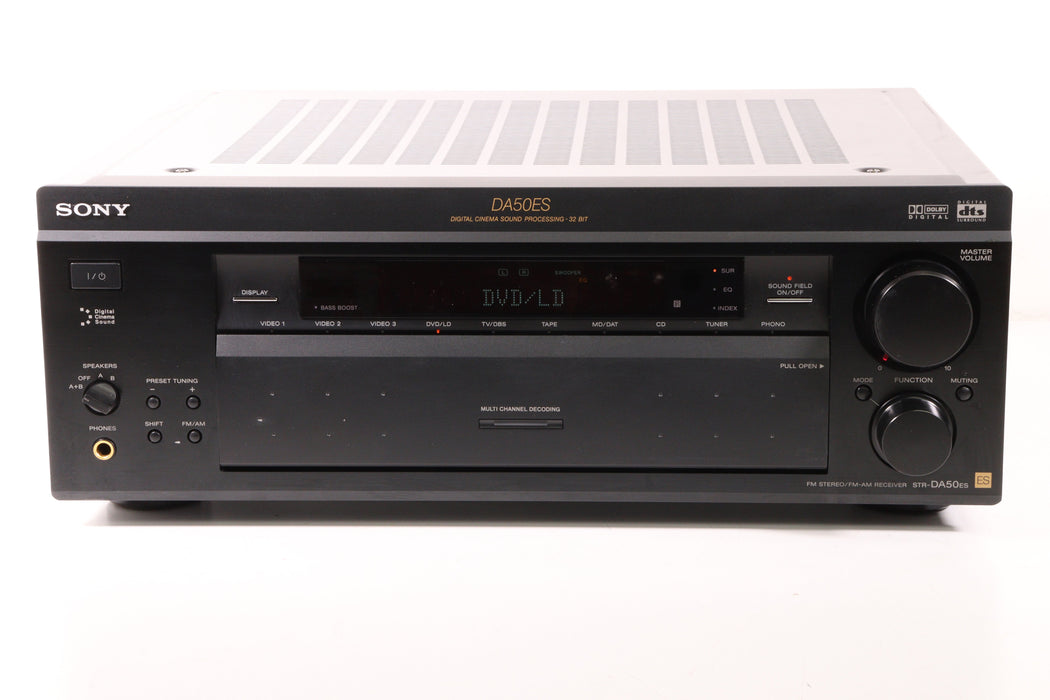 Sony STR-DA50ES Home Stereo Amplifier Receiver Surround Sound System (No REMOTE)-Audio Amplifiers-SpenCertified-vintage-refurbished-electronics