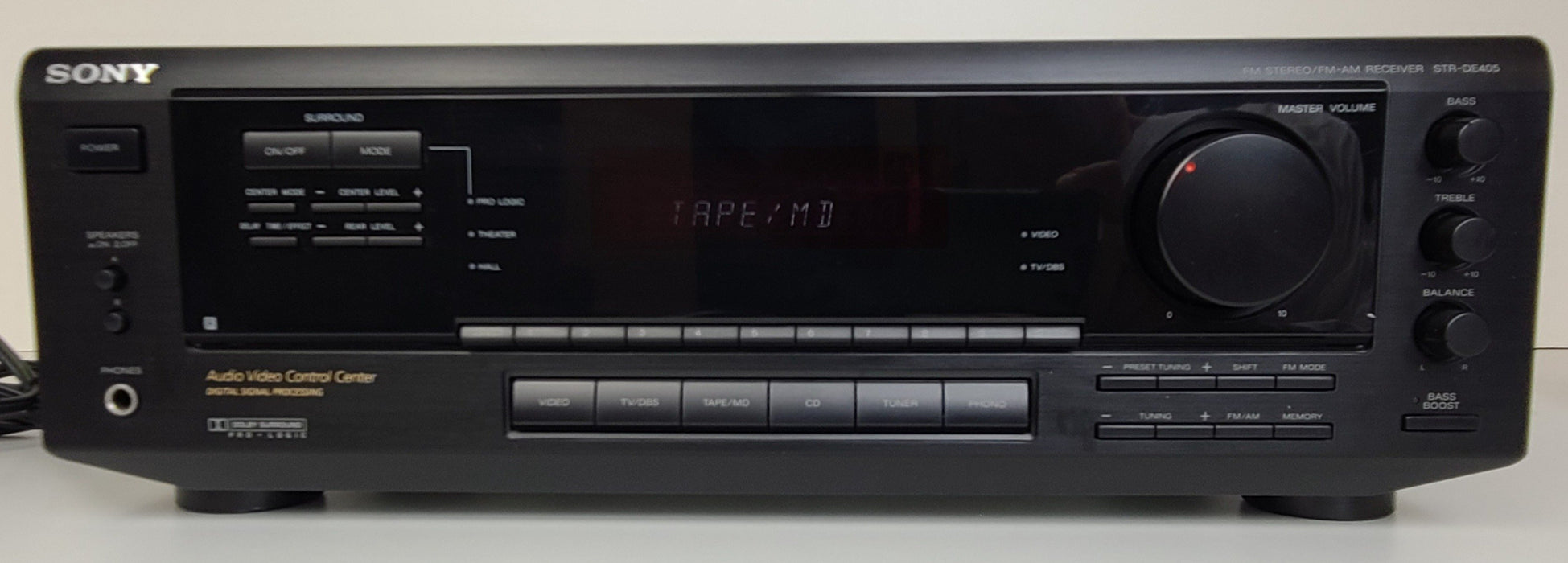 Sony STR-DE405 Audio Video AM FM Receiver-Electronics-SpenCertified-refurbished-vintage-electonics