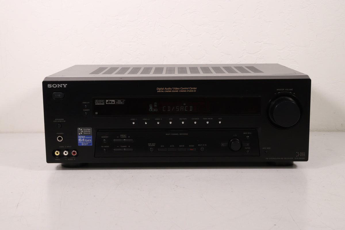 Sony STR-DE695 Receiver Audio/Video Multi-Channel Digital Optical AM/F ...