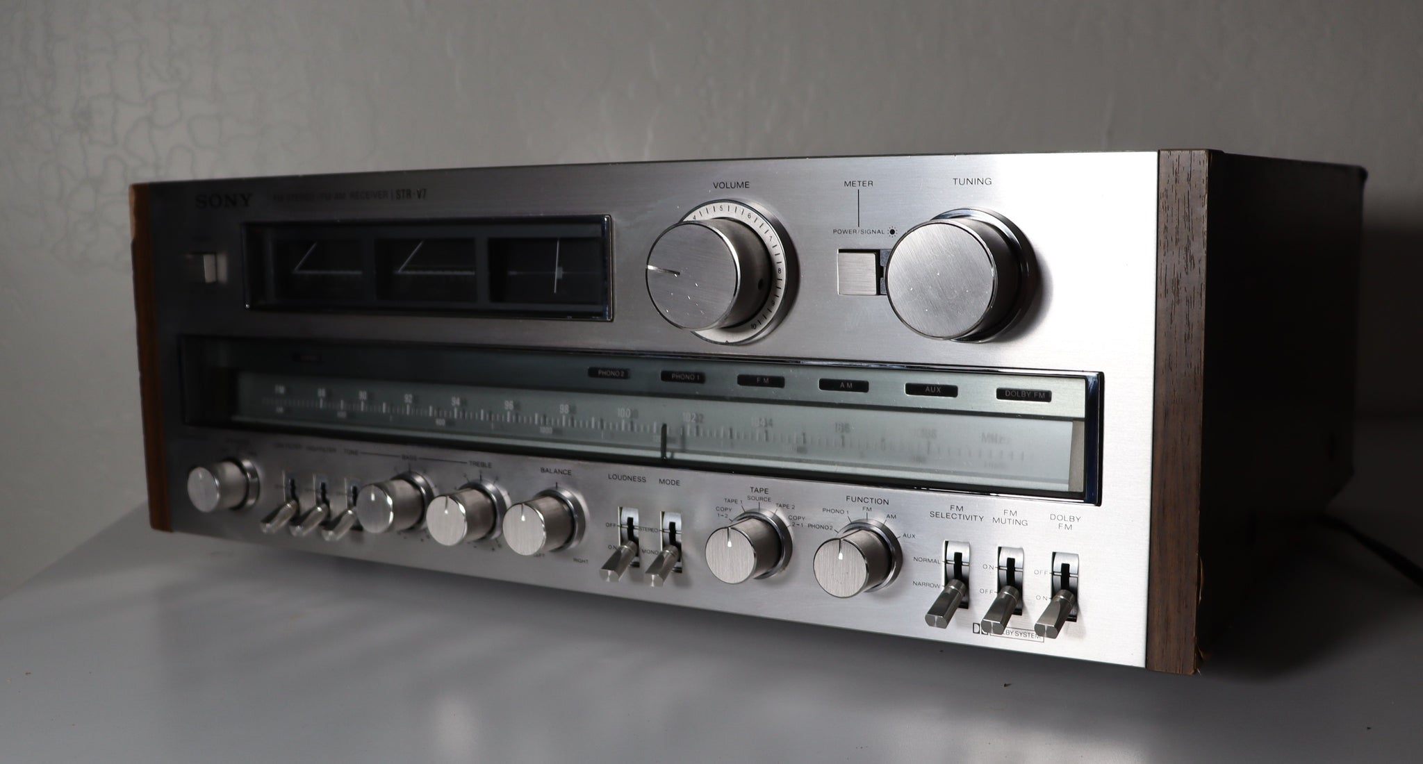 Sony Str7 Sony STR-V7 Silver Face Amplifier Receiver Rare Best of the Best 150 W ...