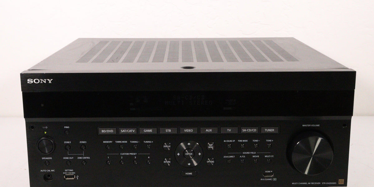 Sony STR-ZA2000ES Receiver Audio/Video Multi Channel HDMI Digital Opti ...